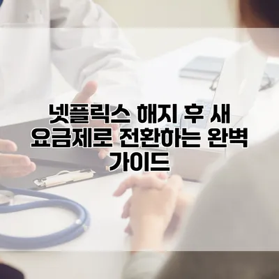 넷플릭스 해지 후 새 요금제로 전환하는 완벽 가이드